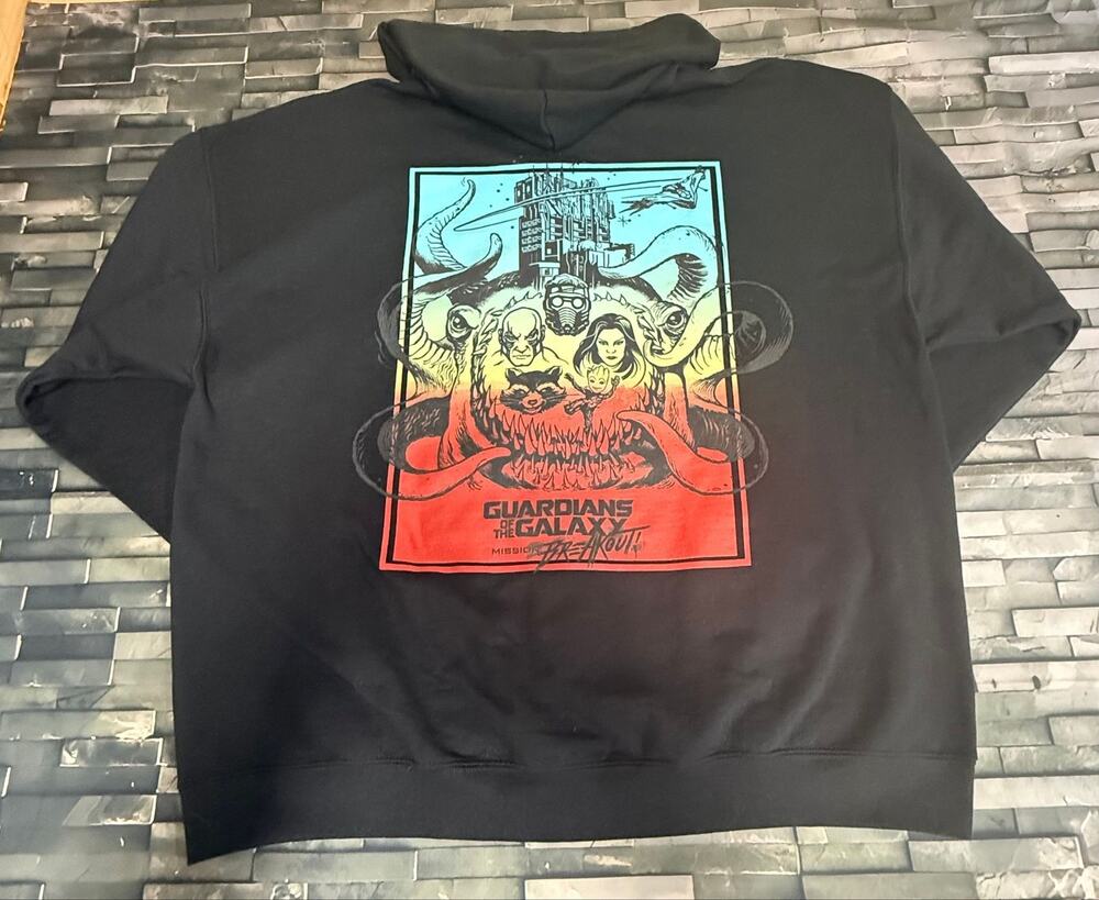  DISNEY MARVEL GUARDIANS OF THE GALAXY MISSION BREAKOUT ZIP UP HOODIE